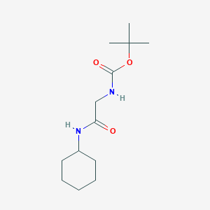 molecular formula C13H24N2O3 B2505856 N-(2-Boc-aminoacetyl)cyclohexylamine CAS No. 33952-53-3