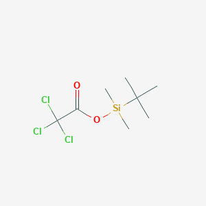 molecular formula C8H15Cl3O2Si B025059 Tert-butyldimethylsilyl trichloroacetate CAS No. 108613-05-4