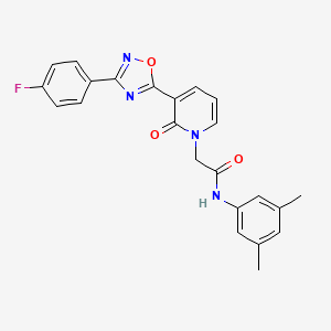 N-(3,5-dimethylphenyl)-2-(3-(3-(4-fluorophenyl)-1,2,4-oxadiazol-5-yl)-2-oxopyridin-1(2H)-yl)acetamide
