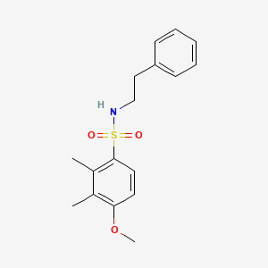 4-methoxy-2,3-dimethyl-N-phenethylbenzenesulfonamide