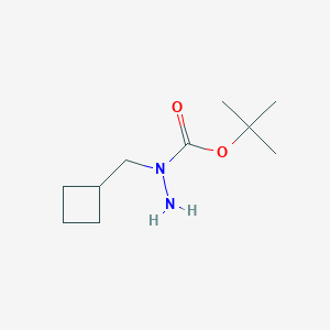 molecular formula C10H20N2O2 B2505950 N-(cyclobutylmethyl)(tert-butoxy)carbohydrazide CAS No. 2172455-83-1