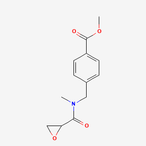 Methyl 4-[[methyl(oxirane-2-carbonyl)amino]methyl]benzoate