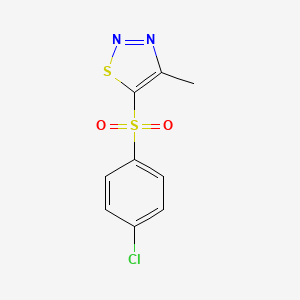 4-Chlorophenyl 4-methyl-1,2,3-thiadiazol-5-yl sulfone