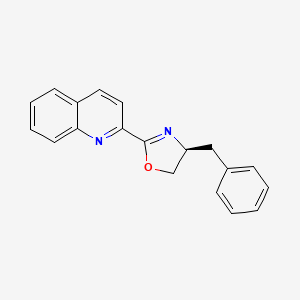 (S)-4-Benzyl-2-(quinolin-2-yl)-4,5-dihydrooxazole