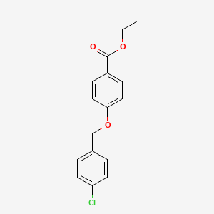 molecular formula C16H15ClO3 B2506024 Ethyl 4-[(4-chlorobenzyl)oxy]benzoate CAS No. 56441-54-4