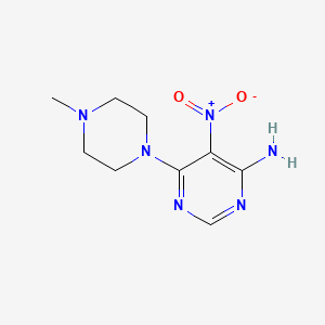 6-(4-Methylpiperazin-1-yl)-5-nitropyrimidin-4-amine