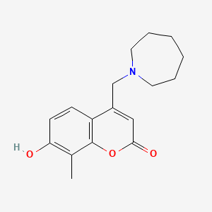 4-(azepan-1-ylmethyl)-7-hydroxy-8-methyl-2H-chromen-2-one