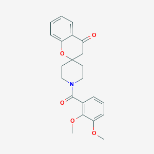 molecular formula C22H23NO5 B2506095 1'-(2,3-Dimethoxybenzoyl)spiro[chroman-2,4'-piperidin]-4-one CAS No. 887466-84-4
