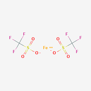 molecular formula C2F6FeO6S2 B2506139 Iron(II) Trifluoromethanesulfonate CAS No. 138035-55-9; 59163-91-6