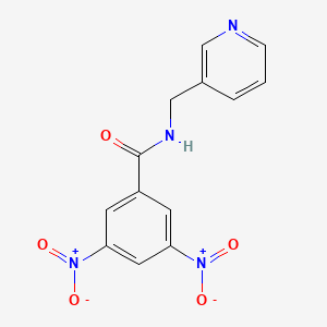 3,5-dinitro-N-(pyridin-3-ylmethyl)benzamide