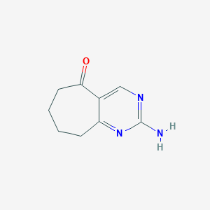 2-Amino-6,7,8,9-tetrahydro-5H-cyclohepta[d]pyrimidin-5-one