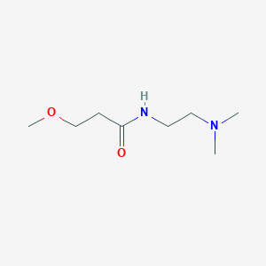 molecular formula C8H18N2O2 B2506167 N-[2-(dimethylamino)ethyl]-3-methoxypropanamide CAS No. 74302-23-1