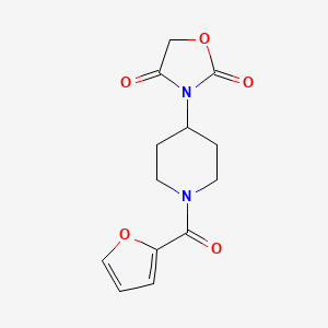 3-(1-(Furan-2-carbonyl)piperidin-4-yl)oxazolidine-2,4-dione
