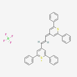 (E)-4-(3-(2,6-diphenyl-4H-thiopyran-4-ylidene)prop-1-en-1-yl)-2,6-diphenylthiopyrylium tetrafluoroborate