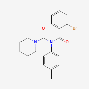 molecular formula C20H21BrN2O2 B2506288 N-(2-bromobenzoyl)-N-(4-methylphenyl)piperidine-1-carboxamide CAS No. 941958-31-2