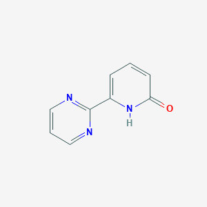 molecular formula C9H7N3O B2506380 6-(Pyrimidin-2-yl)pyridin-2-ol CAS No. 2142804-95-1
