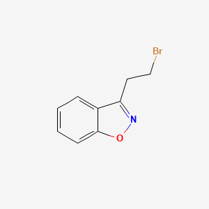 molecular formula C9H8BrNO B2506422 3-(2-Bromo-ethyl)-benzo[d]isoxazole CAS No. 57148-67-1