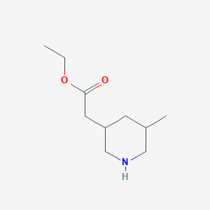 Ethyl 2-(5-methylpiperidin-3-yl)acetate