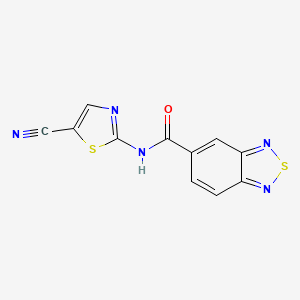 N-(5-cyanothiazol-2-yl)benzo[c][1,2,5]thiadiazole-5-carboxamide