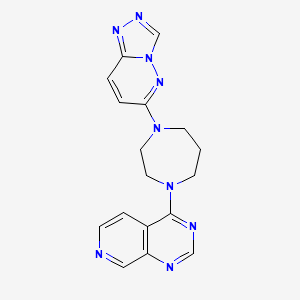 4-(4-([1,2,4]Triazolo[4,3-b]pyridazin-6-yl)-1,4-diazepan-1-yl)pyrido[3,4-d]pyrimidine