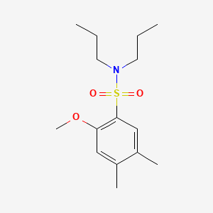 2-methoxy-4,5-dimethyl-N,N-dipropylbenzenesulfonamide