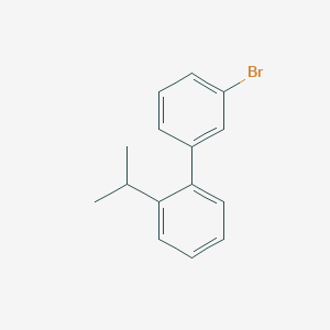 molecular formula C15H15Br B2506632 3-Bromo-2'-iso-propylbiphenyl CAS No. 1443305-56-3