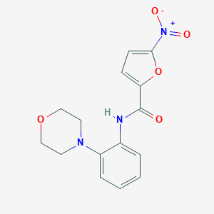 molecular formula C15H15N3O5 B250670 N-(2-morpholinophenyl)-5-nitrofuran-2-carboxamide 