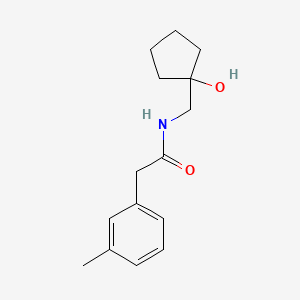 molecular formula C15H21NO2 B2506717 N-[(1-hydroxycyclopentyl)methyl]-2-(3-methylphenyl)acetamide CAS No. 1234893-11-8