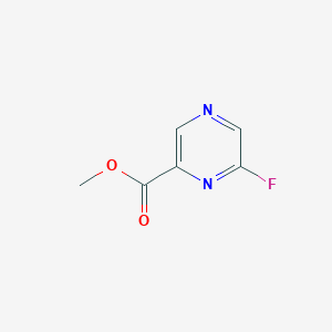 molecular formula C6H5FN2O2 B2506814 Methyl 6-fluoropyrazine-2-carboxylate CAS No. 2110213-10-8