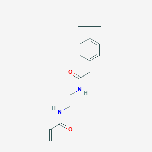 N-[2-[[2-(4-Tert-butylphenyl)acetyl]amino]ethyl]prop-2-enamide