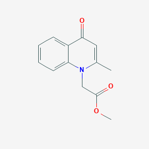 methyl (2-methyl-4-oxoquinolin-1(4H)-yl)acetate