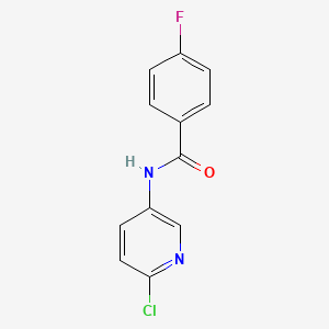 molecular formula C12H8ClFN2O B2506932 ztz240 