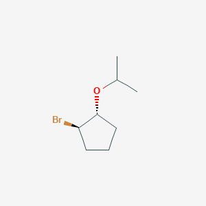 molecular formula C8H15BrO B2506940 Rel-(1R,2R)-1-bromo-2-isopropoxycyclopentane CAS No. 2230800-14-1