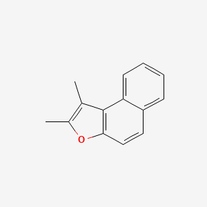 molecular formula C14H12O B2506973 Naphtho[2,1-b]furan, 1,2-dimethyl- CAS No. 129812-23-3