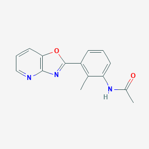 molecular formula C15H13N3O2 B250701 N-[2-methyl-3-([1,3]oxazolo[4,5-b]pyridin-2-yl)phenyl]acetamide 