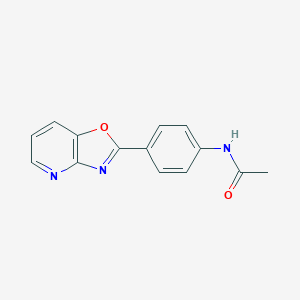 molecular formula C14H11N3O2 B250705 N-[4-([1,3]oxazolo[4,5-b]pyridin-2-yl)phenyl]acetamide 
