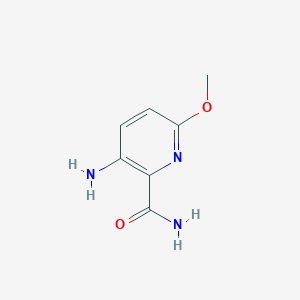 molecular formula C7H9N3O2 B2507106 3-Amino-6-methoxypicolinamide CAS No. 1314934-75-2