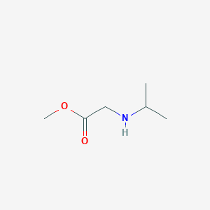 molecular formula C6H13NO2 B2507202 Methyl 2-[(propan-2-yl)amino]acetate CAS No. 10552-78-0