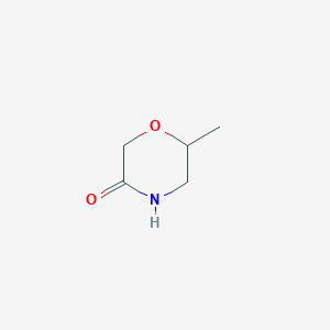 molecular formula C5H9NO2 B2507292 6-Methylmorpholin-3-one CAS No. 127958-63-8