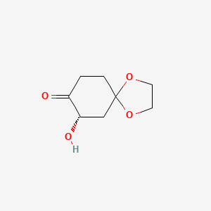 (S)-7-Hydroxy-1,4-dioxaspiro[4.5]decan-8-one