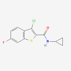 3-chloro-N-cyclopropyl-6-fluoro-1-benzothiophene-2-carboxamide