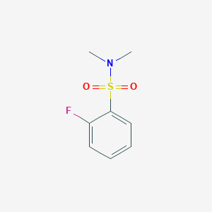 molecular formula C8H10FNO2S B2507378 2-fluoro-N,N-dimethylbenzene-1-sulfonamide CAS No. 151868-16-5