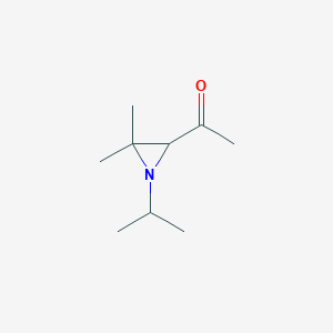 Ethanone, 1-[3,3-dimethyl-1-(1-methylethyl)-2-aziridinyl]-(9CI)