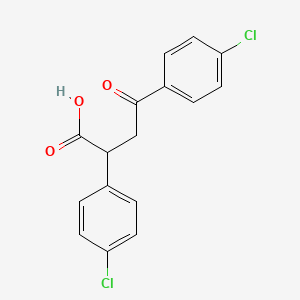 molecular formula C16H12Cl2O3 B2507711 2,4-Bis(4-chlorophenyl)-4-oxobutanoic acid CAS No. 344281-05-6