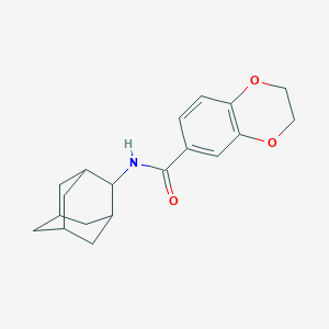 molecular formula C19H23NO3 B250775 N-(2-adamantyl)-2,3-dihydro-1,4-benzodioxine-6-carboxamide 