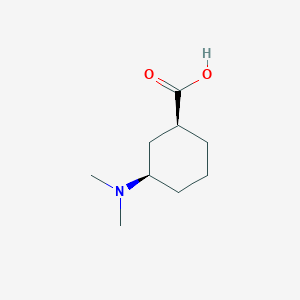 B2507775 (1S,3R)-3-(Dimethylamino)cyclohexane-1-carboxylic acid CAS No. 2272796-96-8