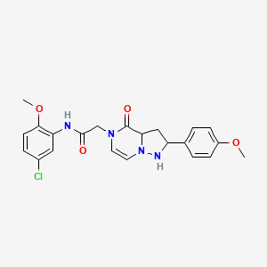 N-(5-chloro-2-methoxyphenyl)-2-[2-(4-methoxyphenyl)-4-oxo-4H,5H-pyrazolo[1,5-a]pyrazin-5-yl]acetamide