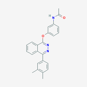N-(3-((4-(3,4-dimethylphenyl)phthalazin-1-yl)oxy)phenyl)acetamide