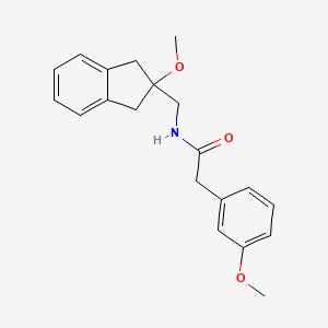 N-((2-methoxy-2,3-dihydro-1H-inden-2-yl)methyl)-2-(3-methoxyphenyl)acetamide