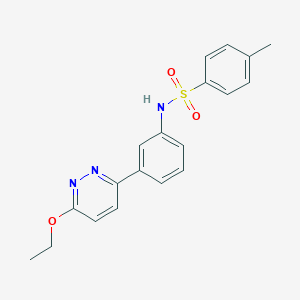 N-[3-(6-ethoxypyridazin-3-yl)phenyl]-4-methylbenzenesulfonamide